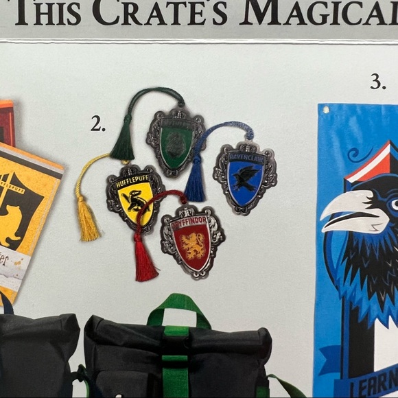 Ravenclaw bookmark Harry Potter Wizarding World from Loot Crate - Picture 6 of 9
